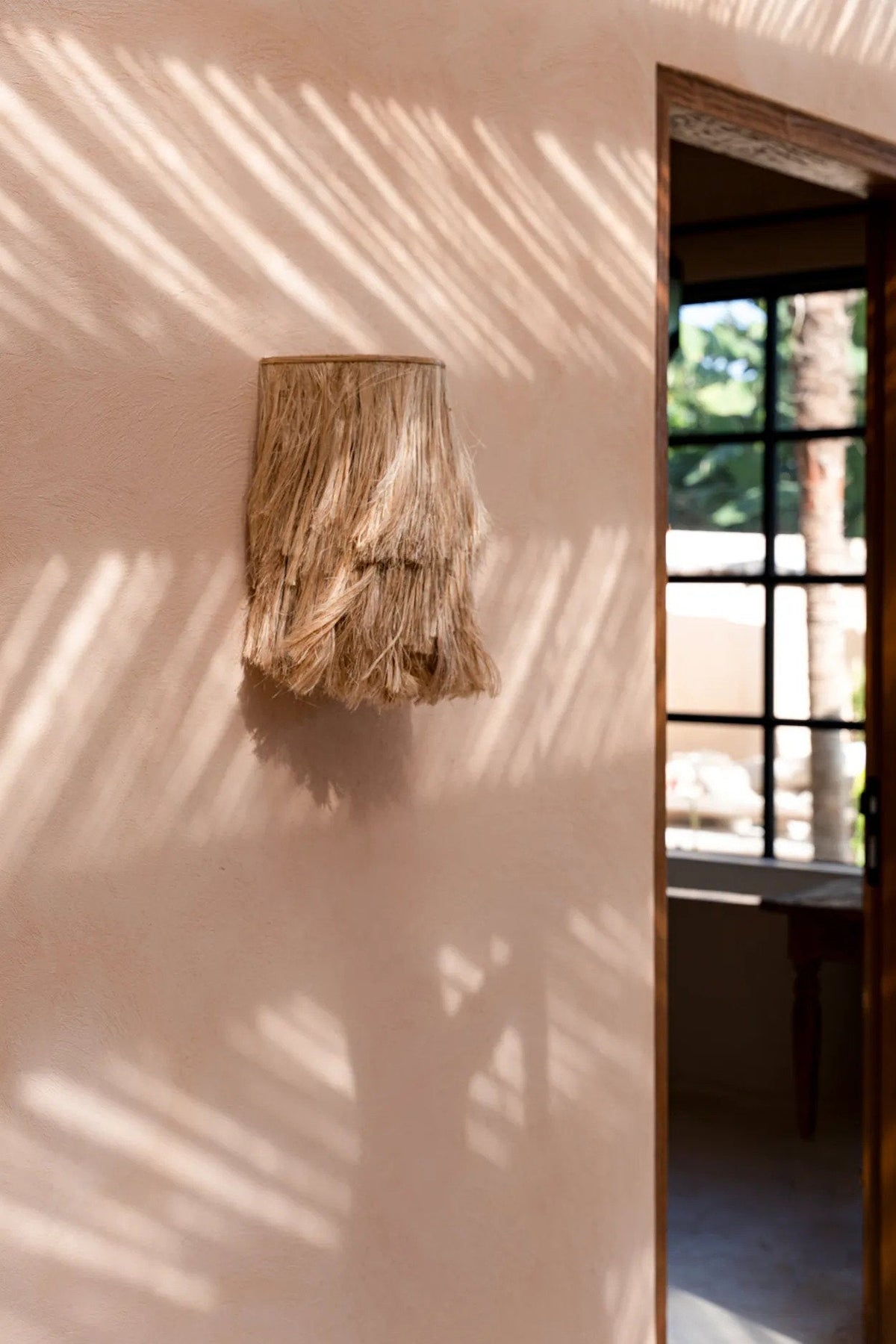 De Abaca Wandappliqué - Naturel - S — Bazar Bizar, foto 5