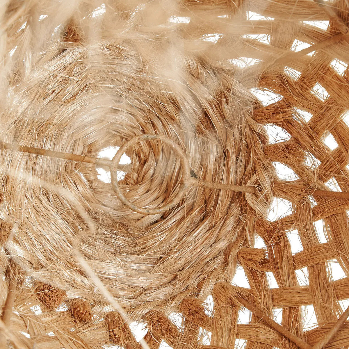 De Abaca Jelly Fish-hanger - Naturel - S — Bazar Bizar, foto 6