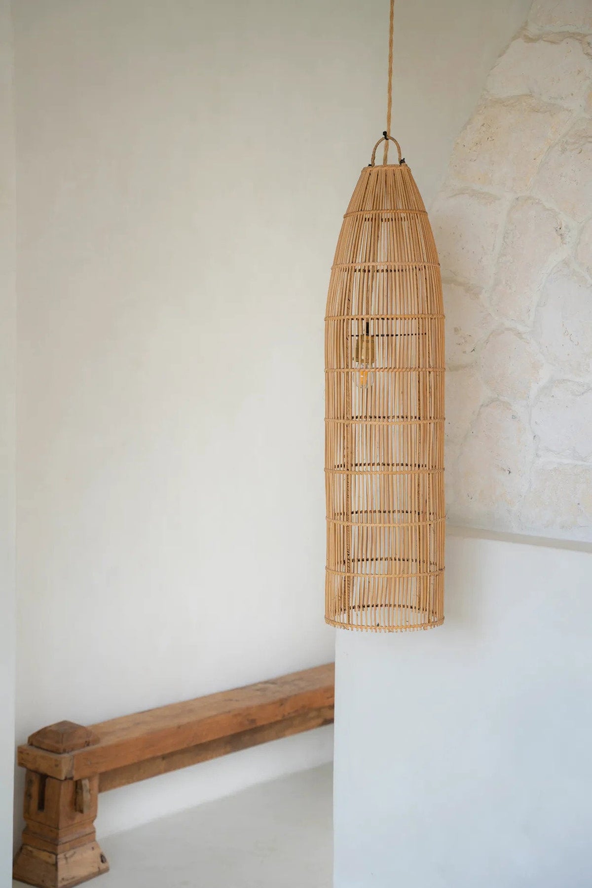 De Fish Trap-hanger - Naturel - L — Bazar Bizar, foto 5