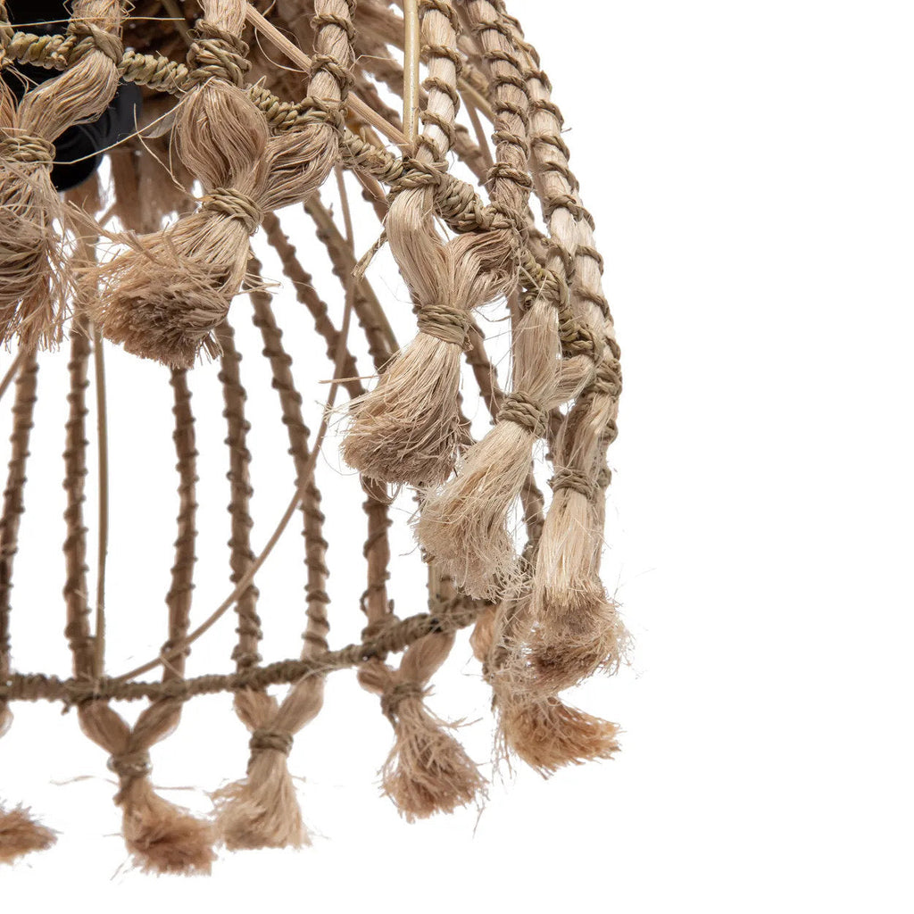 De Abaca Kwastjehanger - Naturel - S — Bazar Bizar, foto 6