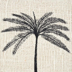 De Gili Palm Kussenhoes - Natuurlijk Zwart — Bazar Bizar, foto 5