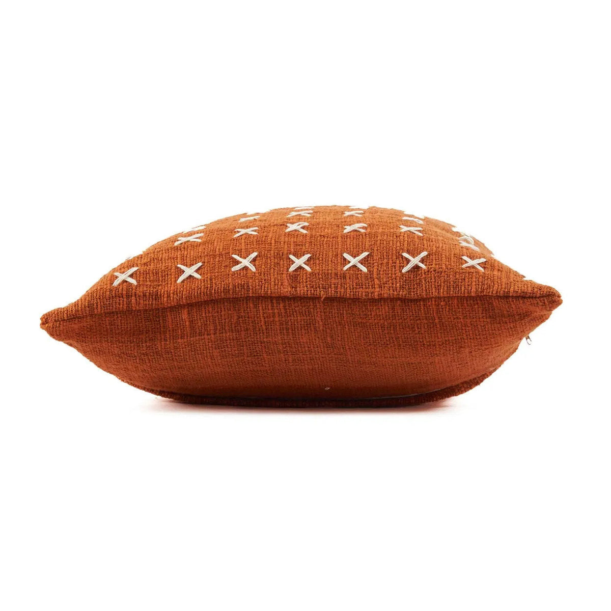 De Zillion Kiss kussenhoes - Terracotta wit — Bazar Bizar, foto 7