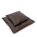 De leren kussenhoes met vier panelen - Choco - 60x60 — Bazar Bizar, foto 5