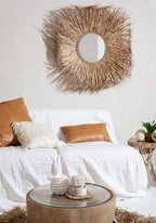 The Four Panel Leren Kussenhoes - Camel - 60x60 — Bazar Bizar, foto 2