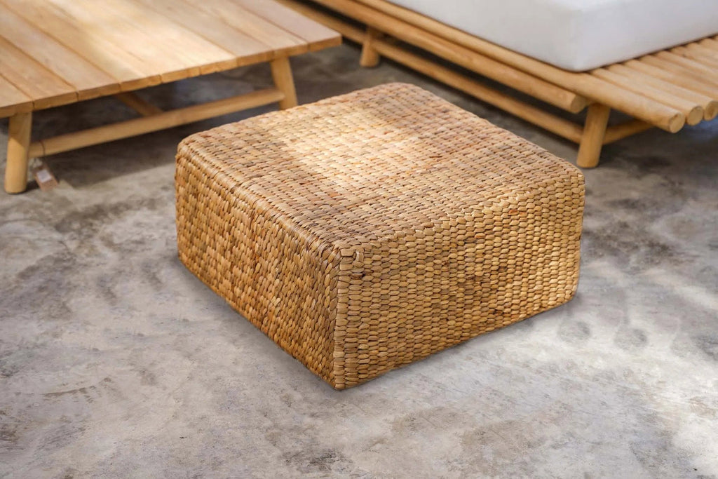 De Hyacint Poef Vierkant - Naturel - M — Bazar Bizar, foto 7