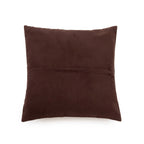 De leren kussenhoes met vier panelen - Choco - 40x40 — Bazar Bizar, foto 3