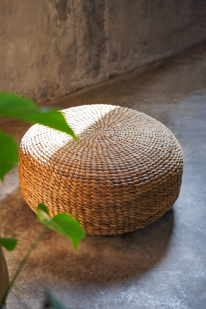 De Hyacint Poef - Naturel - M — Bazar Bizar, foto 6