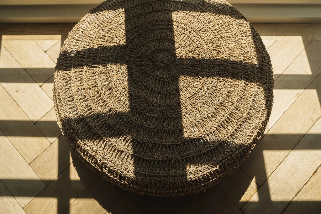 De Zeegras Poef - Naturel - M — Bazar Bizar, foto 4