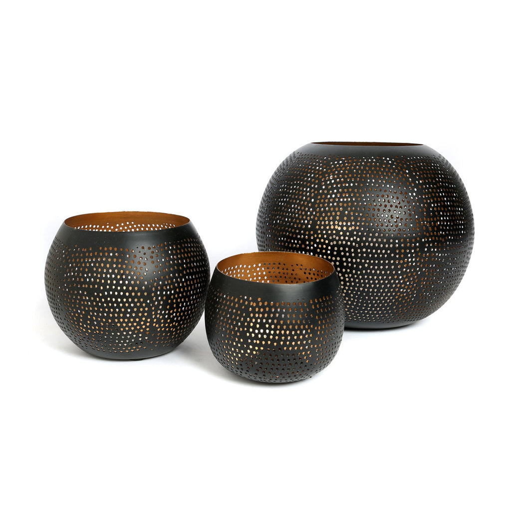 The Pierced Ball - Zwart Goud - L — Bazar Bizar, foto 3