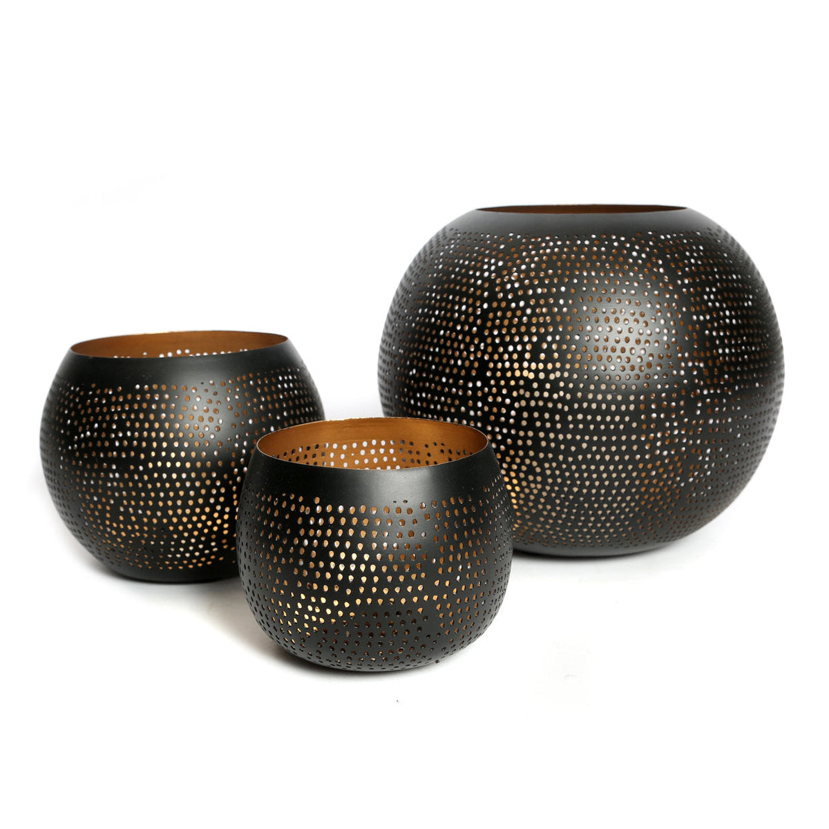 The Pierced Ball - Zwart Goud - S — Bazar Bizar, foto 5