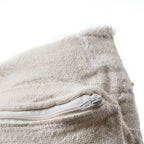 Kussenhoes met linnen draden - Wit naturel — Bazar Bizar, foto 11