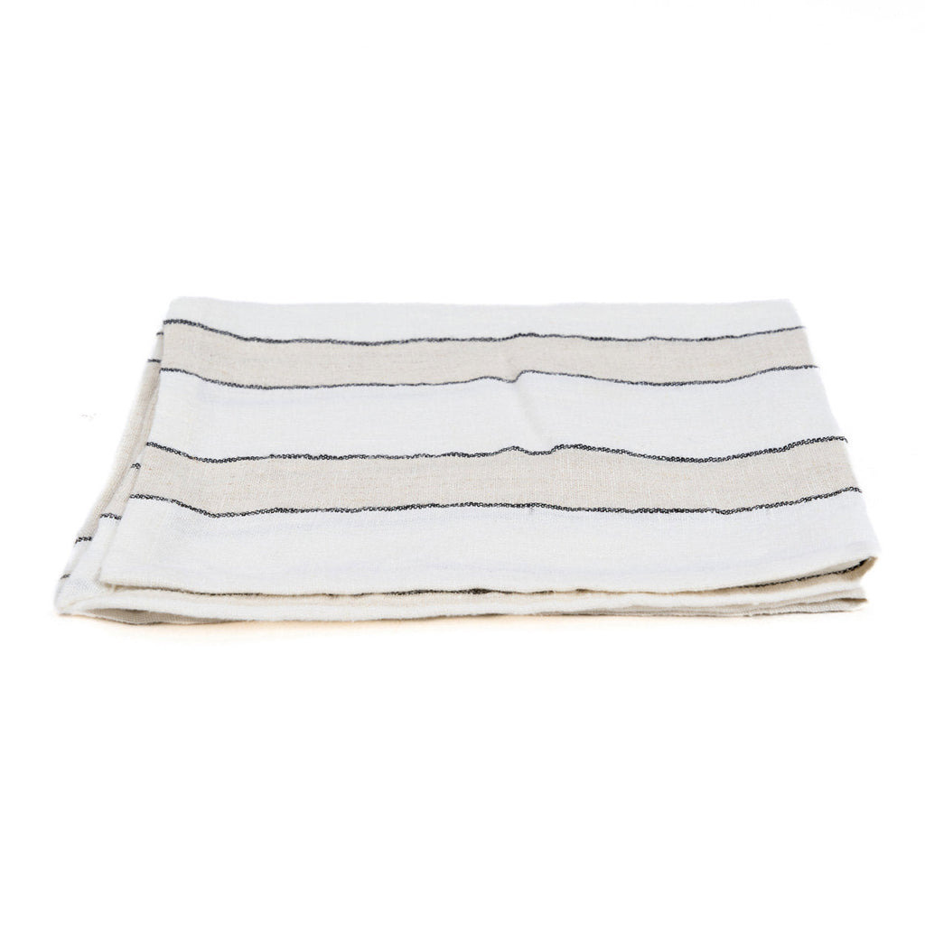 Het Provence Servet - Natuurlijk Zwart Wit - 45x45 — Bazar Bizar, foto 7