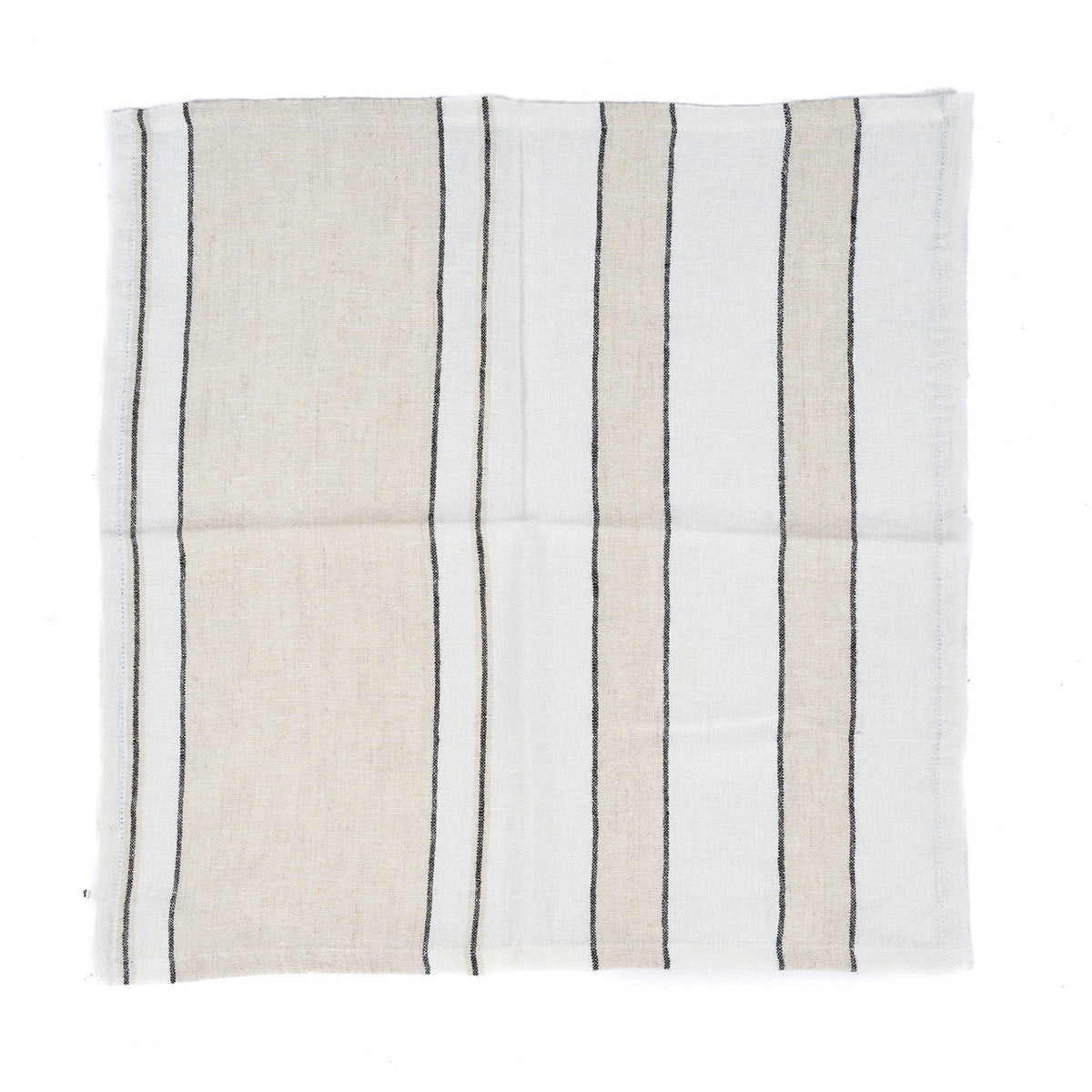 Het Provence Servet - Natuurlijk Zwart Wit - 45x45 — Bazar Bizar, foto 4