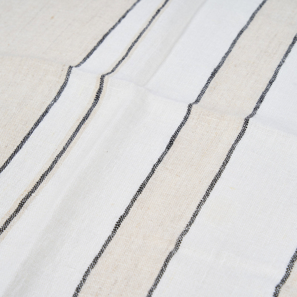 Het Provence Servet - Natuurlijk Zwart Wit - 45x45 — Bazar Bizar, foto 6