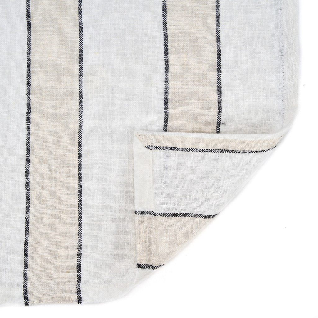 Het Provence Servet - Natuurlijk Zwart Wit - 45x45 — Bazar Bizar, foto 5