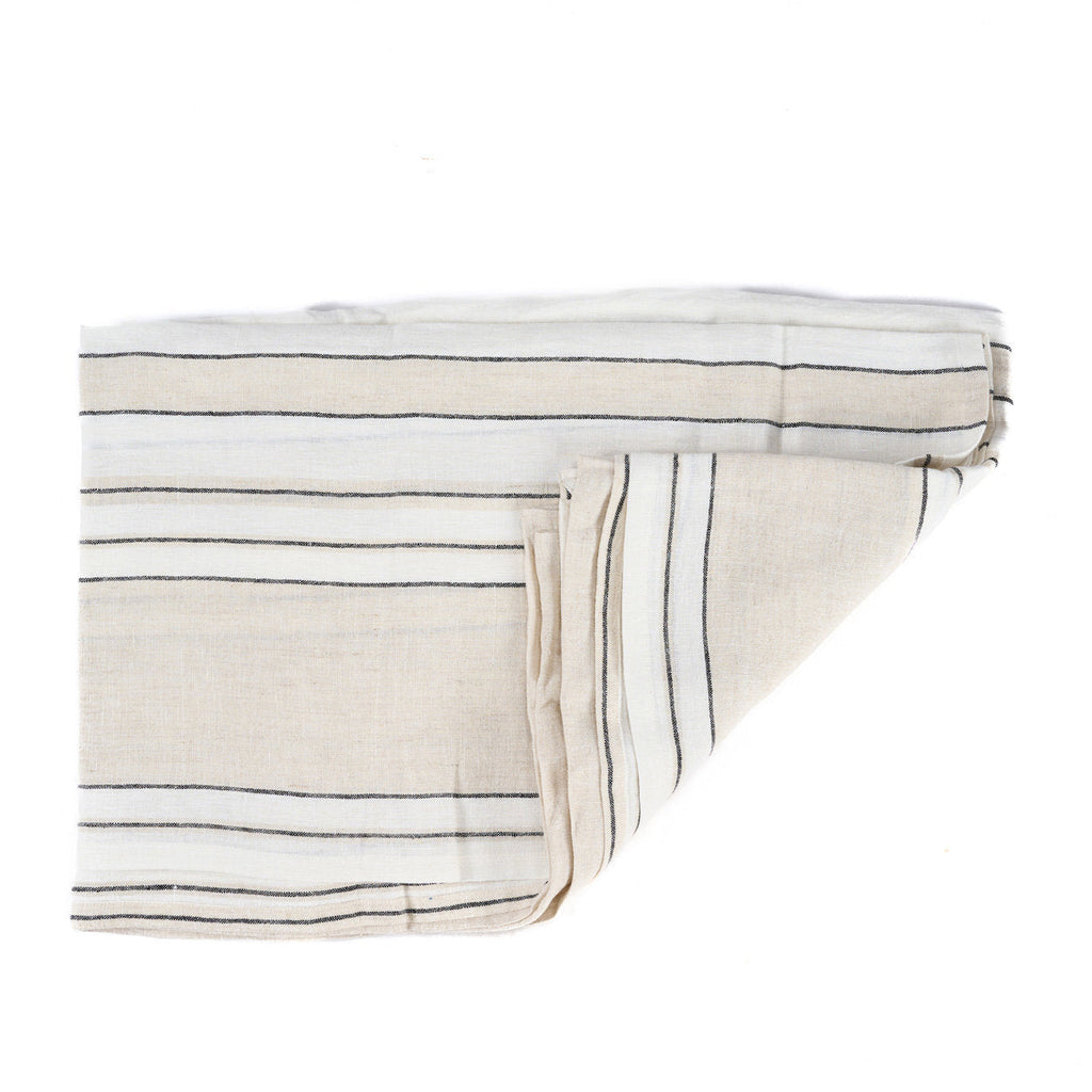 Het Provence Tafelkleed - Naturel Zwart Wit - 150x250 — Bazar Bizar, foto 5