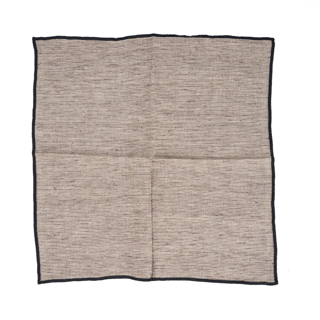 De Code Linnen Servet - Natuurlijk Zwart - 45x45 — Bazar Bizar, foto 6