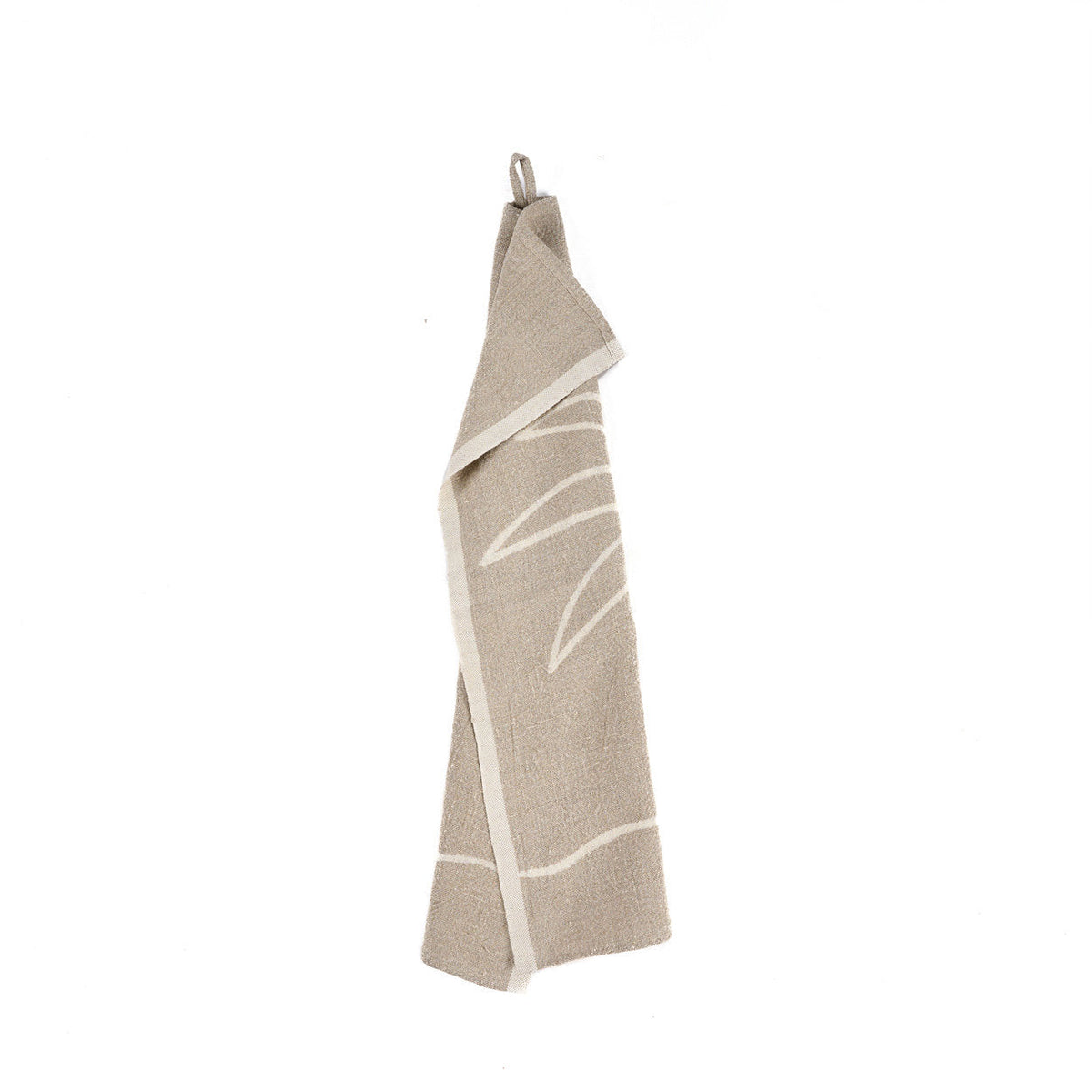 De Linnen Palmboom Keukenhanddoek - Natuurlijk Wit - 50x70 — Bazar Bizar, foto 6