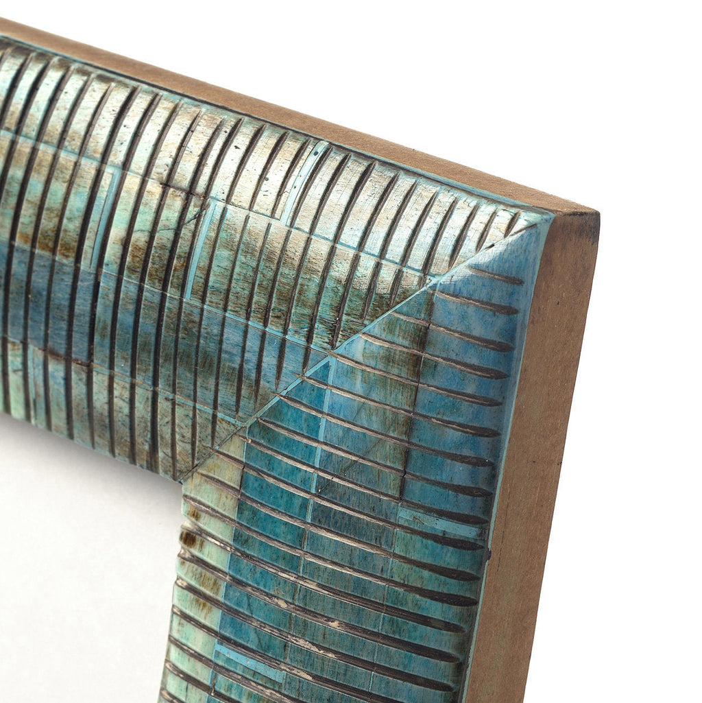 Het Ocean Ripple Frame - Turkoois - 10x10 — Bazar Bizar, foto 2