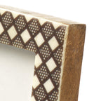 Het diamantgeslepen frame - witbruin - 5x7 — Bazar Bizar, foto 2