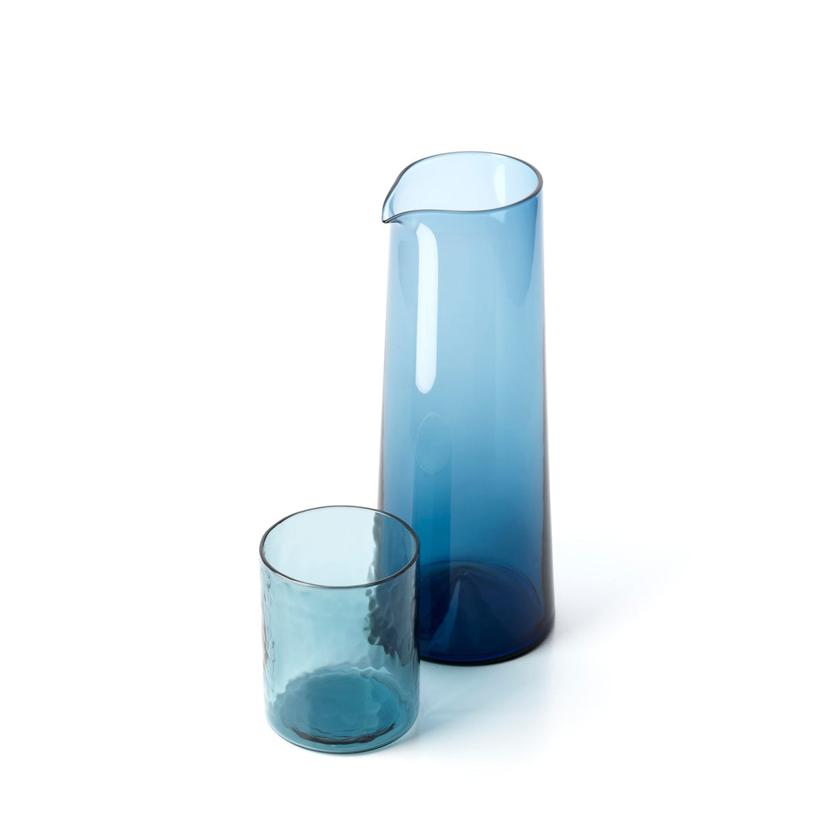 De Azure Hammered High Tumbler - Blauw — Bazar Bizar, foto 5