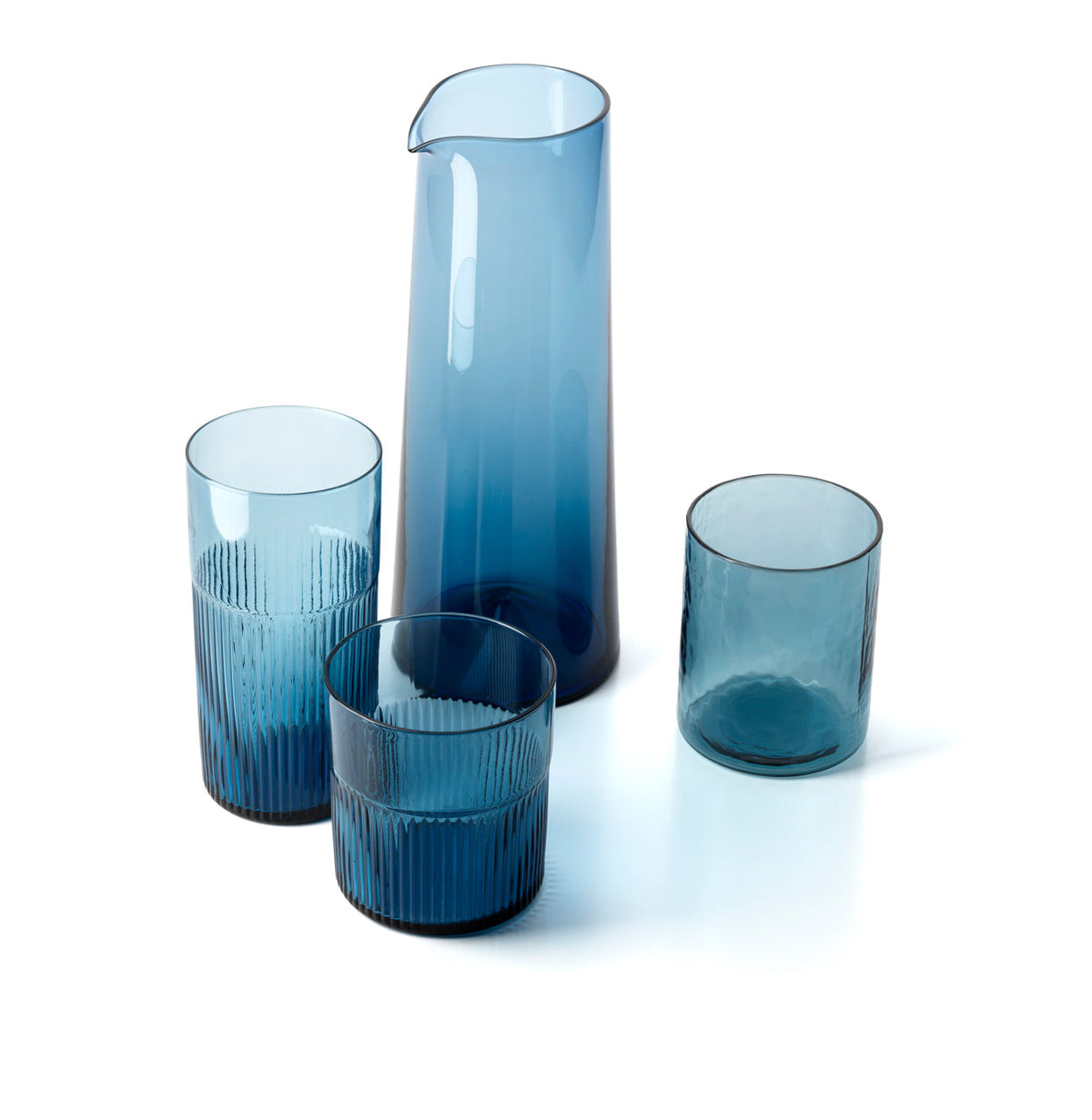De Azure Hammered High Tumbler - Blauw — Bazar Bizar, foto 7