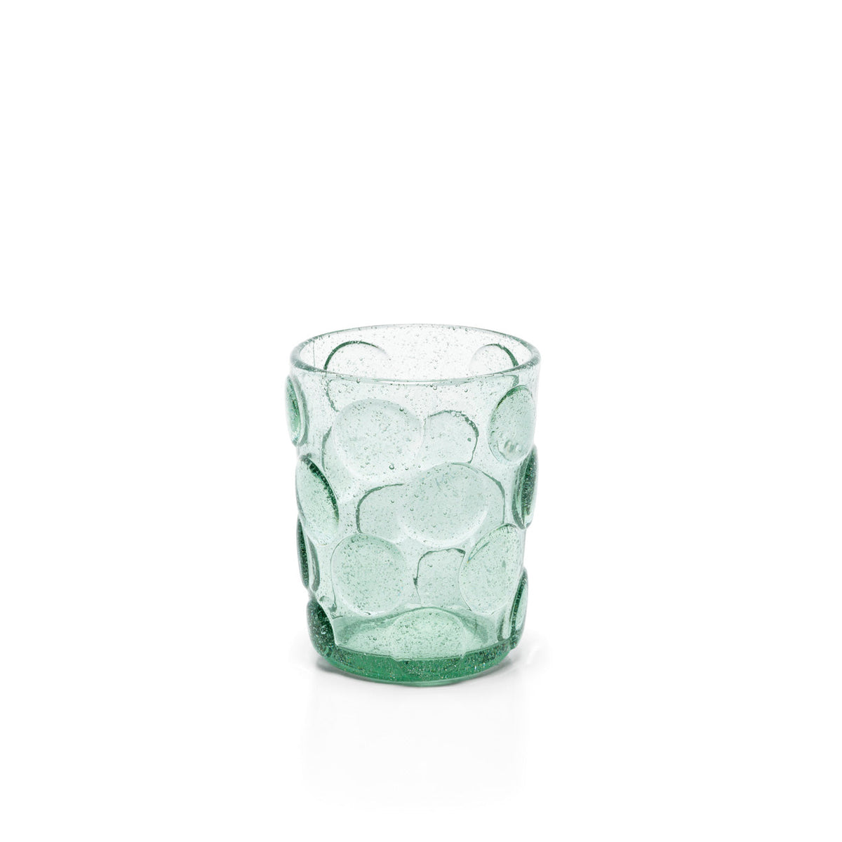 Het Frosted Dot Waterglas - Aqua — Bazar Bizar, foto 2