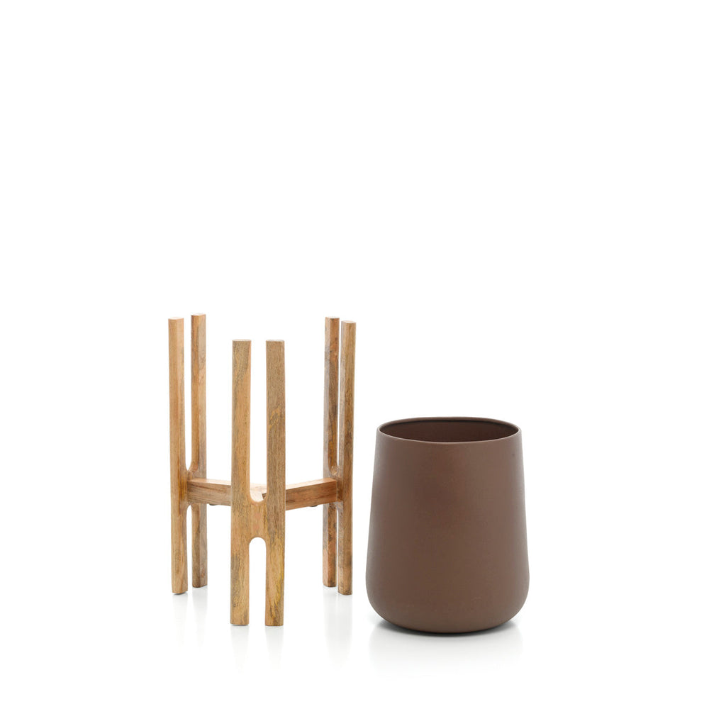 De Gevorkte Wortelplanter - Natuurlijk Bruin - M — Bazar Bizar, foto 6