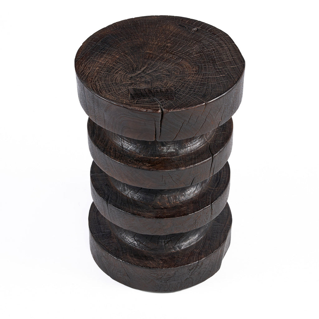 De Mocha Rings Bijzettafel - Donker Walnoot — Bazar Bizar, foto 9