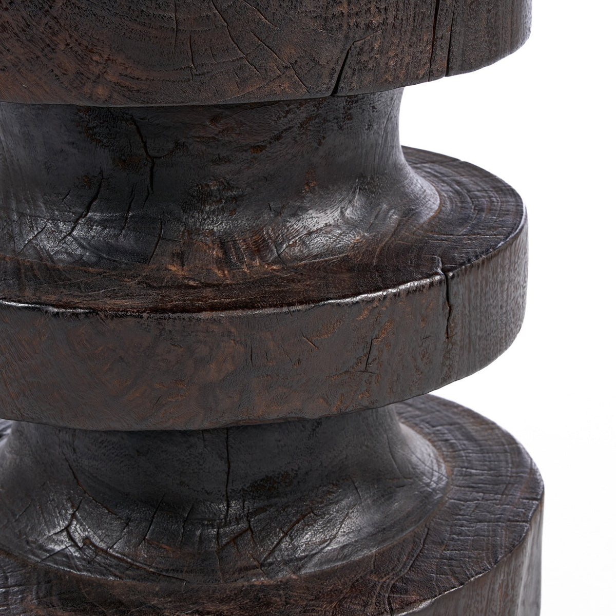 De Mocha Rings Bijzettafel - Donker Walnoot — Bazar Bizar, foto 6