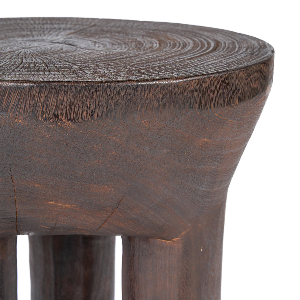 De Java Tripod Bijzettafel - Donker Walnoot — Bazar Bizar, foto 8