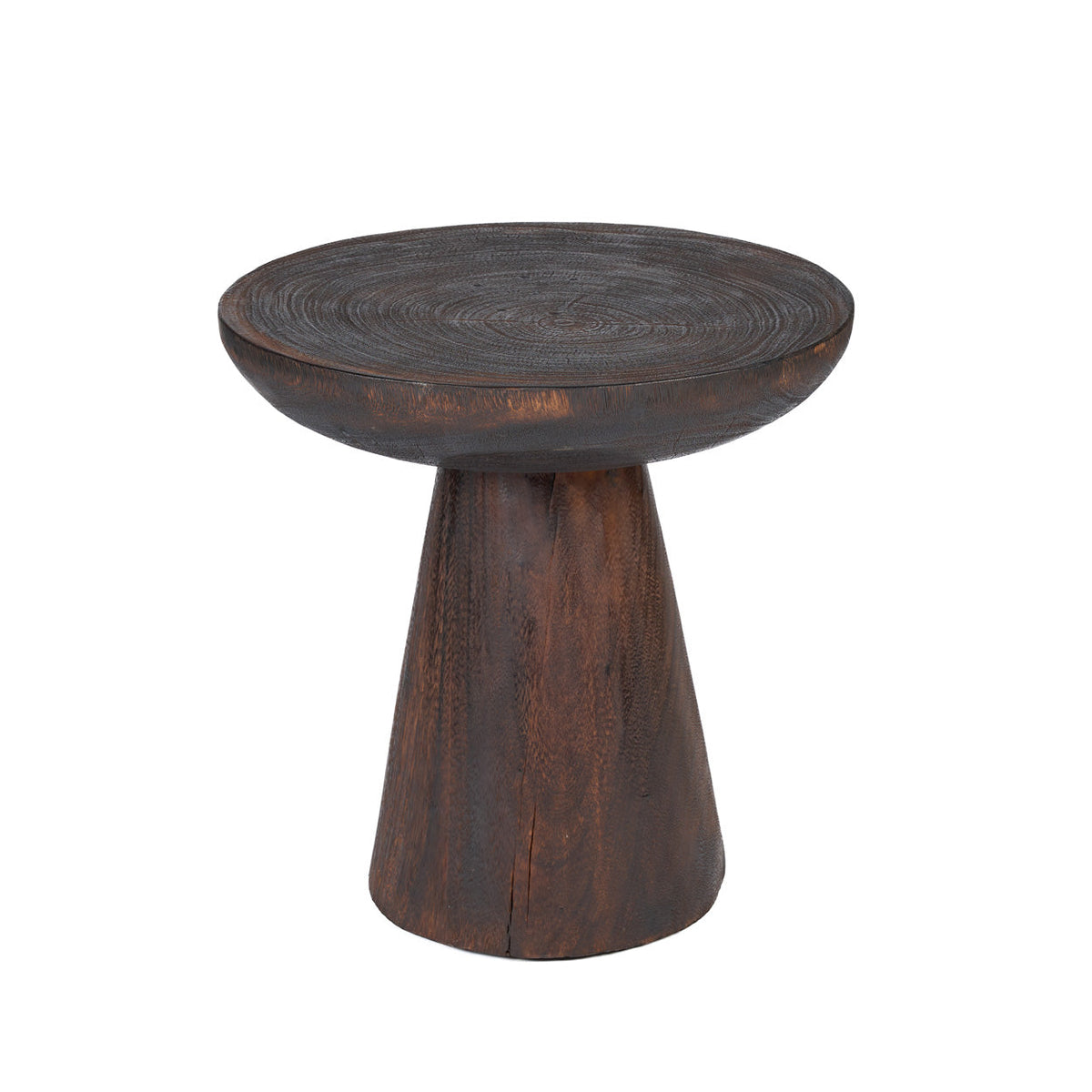 The Cone Alone bijzettafel - donker walnoot — Bazar Bizar, foto 3
