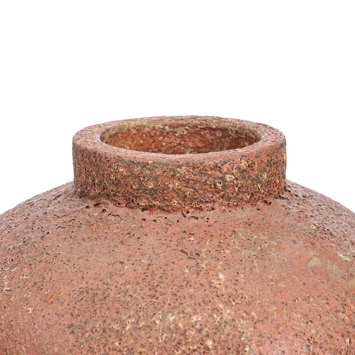 De Clay Echo Vaas - Terracotta - L — Bazar Bizar, foto 6