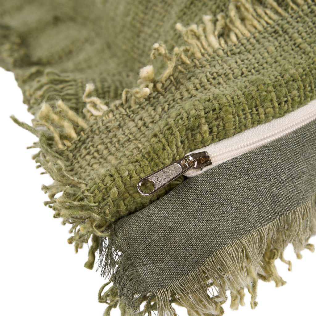 De Jungle Fringe Kussenhoes - Groen — Bazar Bizar, foto 9