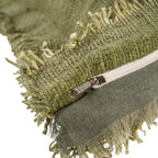 De Jungle Fringe Kussenhoes - Groen — Bazar Bizar, foto 9