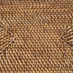 De koloniale rechthoekige placemat - natuurlijk bruin — Bazar Bizar, foto 5