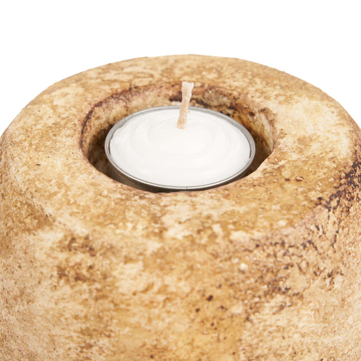 De Cavestone Kaarsenhouder - Crème — Bazar Bizar, foto 4
