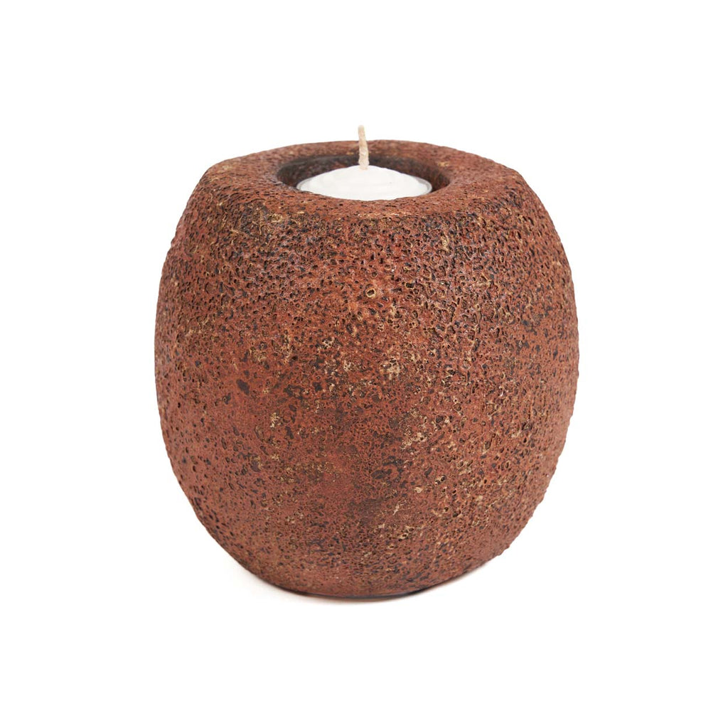 De Cavestone Kaarsenhouder - Terracotta — Bazar Bizar, foto 5