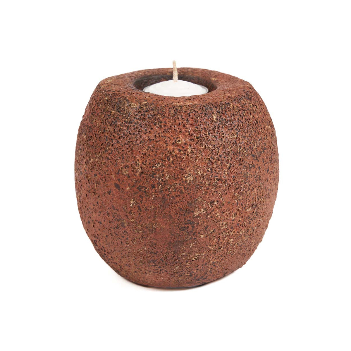 De Cavestone Kaarsenhouder - Terracotta — Bazar Bizar, foto 5