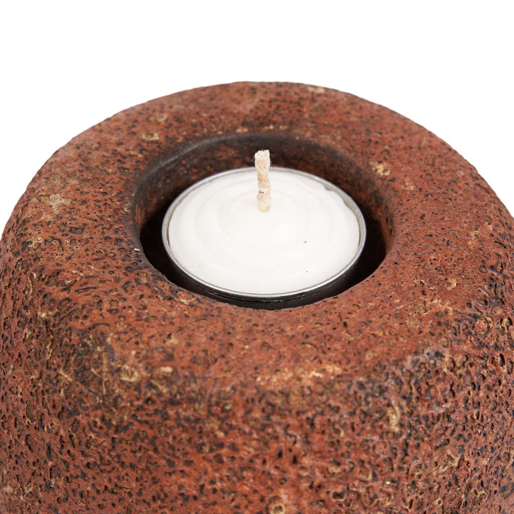 De Cavestone Kaarsenhouder - Terracotta — Bazar Bizar, foto 6