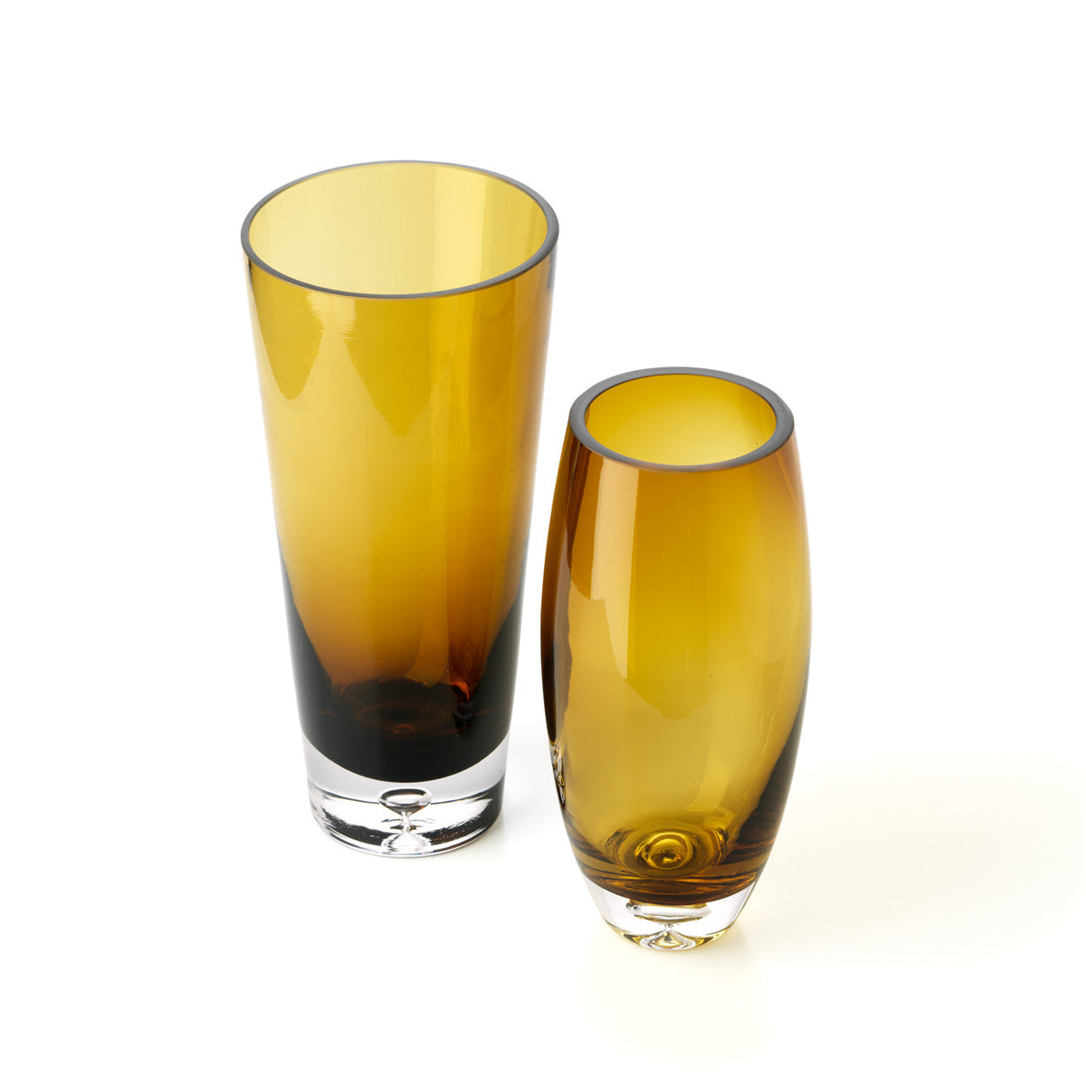 De Sunset Glow Vaas - Bruin Goud - L — Bazar Bizar, foto 4