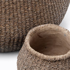 De Faux-Puff Planter - Bruin - M — Bazar Bizar, foto 3