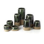 The Moss Cylinder Vase - Concrete Green - L — Bazar Bizar, foto 6