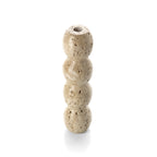 De Travertijn Totem Taper Kaarsenhouder - Beige - L — Bazar Bizar, foto 2