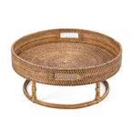 De Rattan Rise Tray - Natuurlijk bruin — Bazar Bizar, foto 11