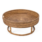 De Rattan Rise Tray - Natuurlijk bruin — Bazar Bizar, foto 5