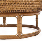 De Rattan Rise Tray - Natuurlijk bruin — Bazar Bizar, foto 6