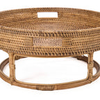 De Rattan Rise Tray - Natuurlijk bruin — Bazar Bizar, foto 8