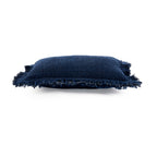 De Azure Fringe Kussenhoes - Indisch Blauw - 30x50 — Bazar Bizar, foto 2
