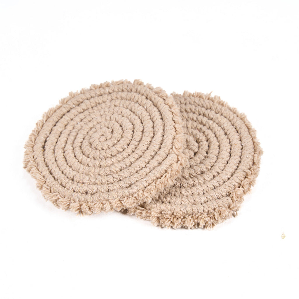 De katoenen onderzetter - Beige — Bazar Bizar, foto 4